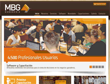 Tablet Screenshot of mbgganaderia.com